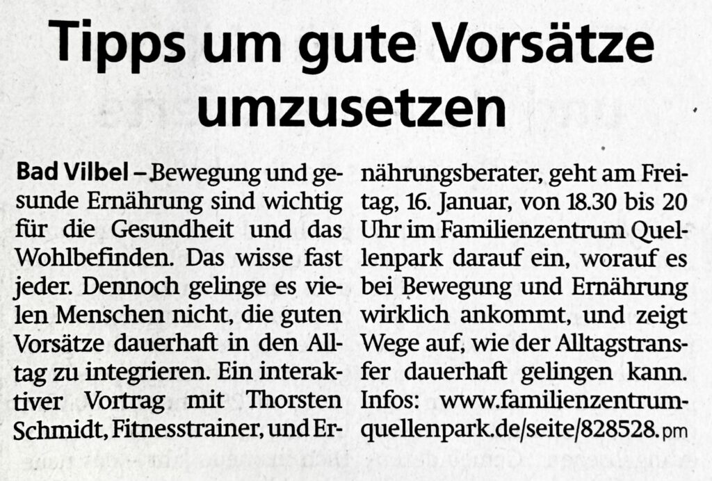 Bad Vilbeler Anzeiger, 15.1.26